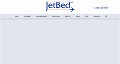 Desktop Screenshot of jet-bed.com